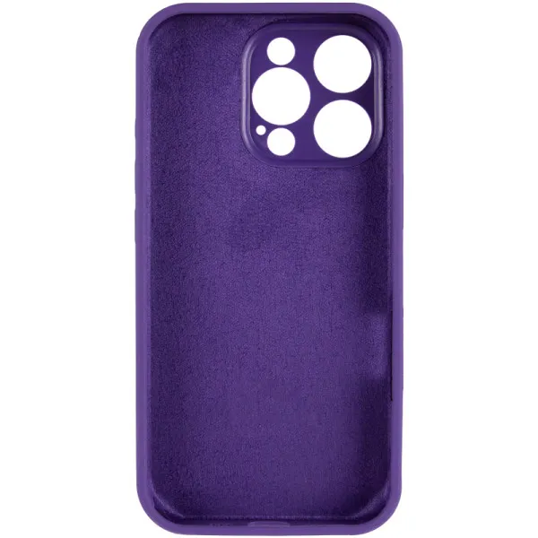 Чехол Silk Full Camera Protective (AA) NO LOGO для Apple iPhone 13 Pro Max (6.7") — Фиолетовый — фото 3 Чехол Silk Full Camera Protective (AA) NO LOGO для Apple iPhone 13 Pro Max (6.7") — Фиолетовый — фото 3