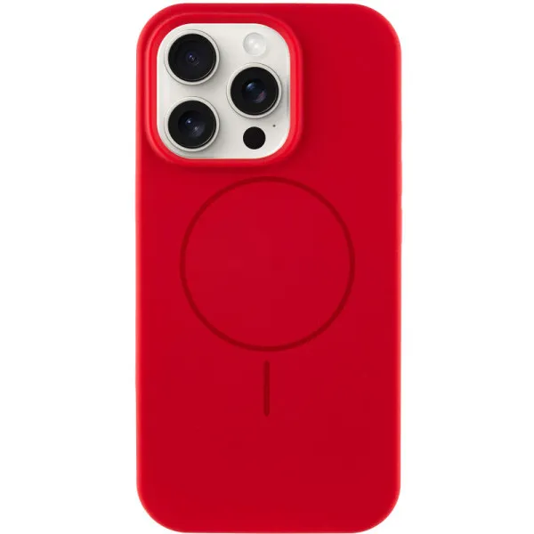 Чохол Silk Full Protective (AA) NO LOGO with Magnetic Fit для Apple iPhone 13 Pro Max (6.7") — Червоний Чохол Silk Full Protective (AA) NO LOGO with Magnetic Fit для Apple iPhone 13 Pro Max (6.7") — Червоний