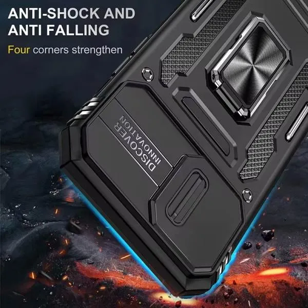 Ударостійкий чохол Camshield Army Ring для Apple iPhone 13 Pro (6.1") — Чорний — фото 2 Ударостійкий чохол Camshield Army Ring для Apple iPhone 13 Pro (6.1") — Чорний — фото 2
