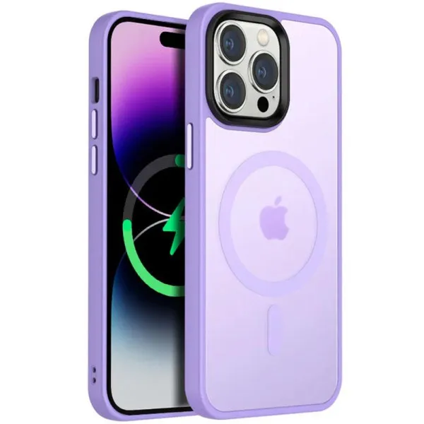 Чохол Ummi Colorful with Magnetic Fit для Apple iPhone 13 Pro (6.1") — Бузковий Чохол Ummi Colorful with Magnetic Fit для Apple iPhone 13 Pro (6.1") — Бузковий