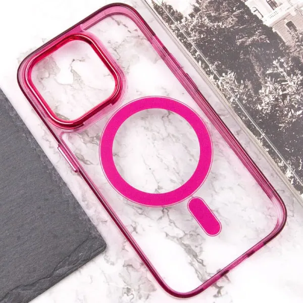 Чехол TPU Iris with Magnetic Fit для Apple iPhone 13 Pro (6.1") — Бордовый — фото 5 Чехол TPU Iris with Magnetic Fit для Apple iPhone 13 Pro (6.1") — Бордовый — фото 5
