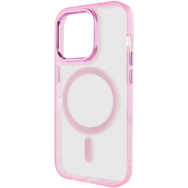 Чохол TPU Iris with Magnetic Fit для Apple iPhone 13 Pro (6.1") — Рожевий — фото 3 Чохол TPU Iris with Magnetic Fit для Apple iPhone 13 Pro (6.1") — Рожевий — фото 3