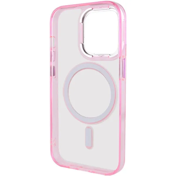 Чохол TPU Iris with Magnetic Fit для Apple iPhone 13 Pro (6.1") — Рожевий — фото 4 Чохол TPU Iris with Magnetic Fit для Apple iPhone 13 Pro (6.1") — Рожевий — фото 4