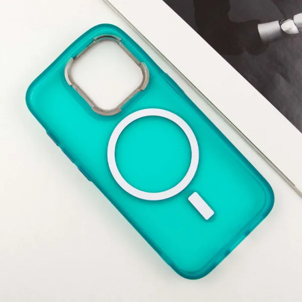 Чохол TPU+PC Lily with Magnetic Fit для Apple iPhone 13 Pro (6.1") — Зелений — фото 4 Чохол TPU+PC Lily with Magnetic Fit для Apple iPhone 13 Pro (6.1") — Зелений — фото 4