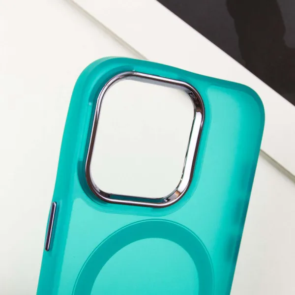 Чохол TPU+PC Lily with Magnetic Fit для Apple iPhone 13 Pro (6.1") — Зелений — фото 5 Чохол TPU+PC Lily with Magnetic Fit для Apple iPhone 13 Pro (6.1") — Зелений — фото 5