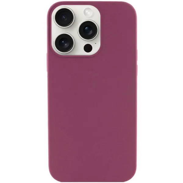Чохол Silk (AA) NO LOGO with Magnetic Fit для Apple iPhone 13 Pro (6.1") — Бордовий Чохол Silk (AA) NO LOGO with Magnetic Fit для Apple iPhone 13 Pro (6.1") — Бордовий
