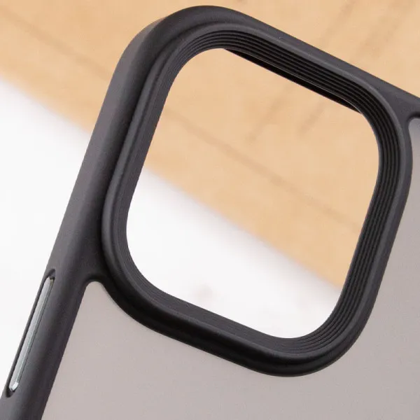 TPU+PC чехол Metal Buttons для Apple iPhone 13 Pro (6.1") — Черный — фото 5 TPU+PC чехол Metal Buttons для Apple iPhone 13 Pro (6.1") — Черный — фото 5