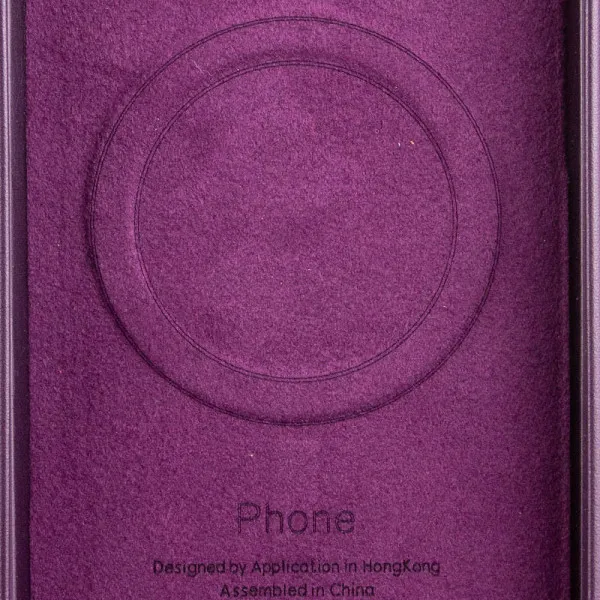 Шкіряний чохол Leather Case (AA Plus) with Magnetic Fit для Apple iPhone 13 Pro (6.1") — Марсала — фото 4 Шкіряний чохол Leather Case (AA Plus) with Magnetic Fit для Apple iPhone 13 Pro (6.1") — Марсала — фото 4