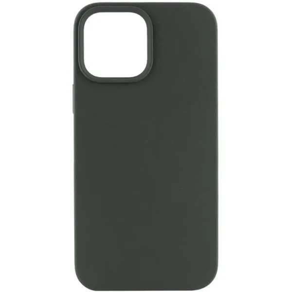 Чохол Silk (AA) NO LOGO with Magnetic Fit для Apple iPhone 13 (6.1") — Зелений Чохол Silk (AA) NO LOGO with Magnetic Fit для Apple iPhone 13 (6.1") — Зелений