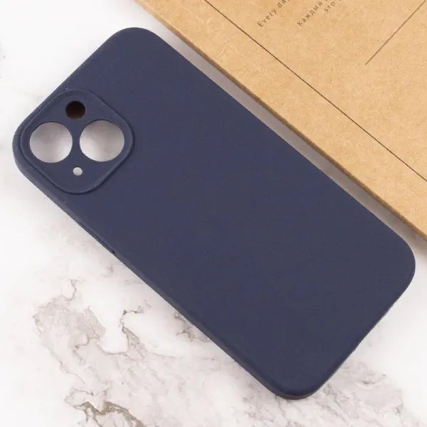 Чохол Silk Full Camera Protective (AA) NO LOGO для Apple iPhone 13 (6.1") — Темно-синій — фото 3 Чохол Silk Full Camera Protective (AA) NO LOGO для Apple iPhone 13 (6.1") — Темно-синій — фото 3