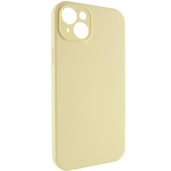 Чехол Silk Full Camera Protective (AA) NO LOGO для Apple iPhone 13 (6.1") — Желтый — фото 2 Чехол Silk Full Camera Protective (AA) NO LOGO для Apple iPhone 13 (6.1") — Желтый — фото 2