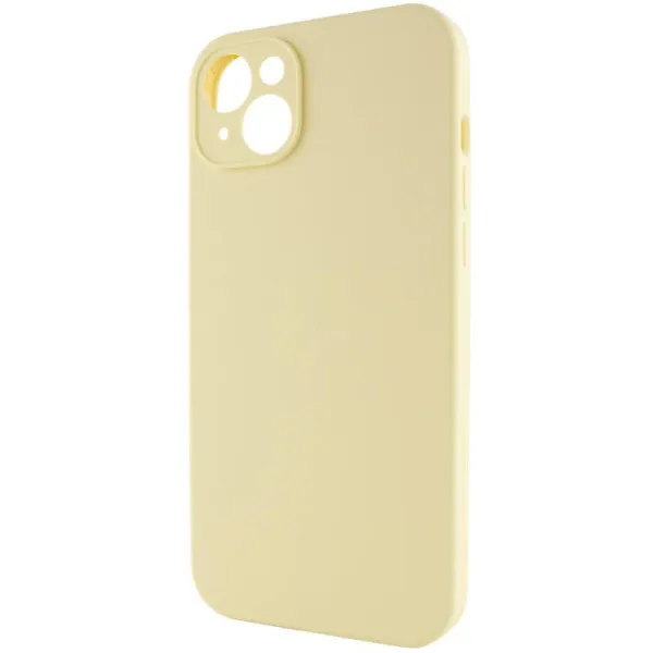 Чехол Silk Full Camera Protective (AA) NO LOGO для Apple iPhone 13 (6.1") — Желтый — фото 3 Чехол Silk Full Camera Protective (AA) NO LOGO для Apple iPhone 13 (6.1") — Желтый — фото 3