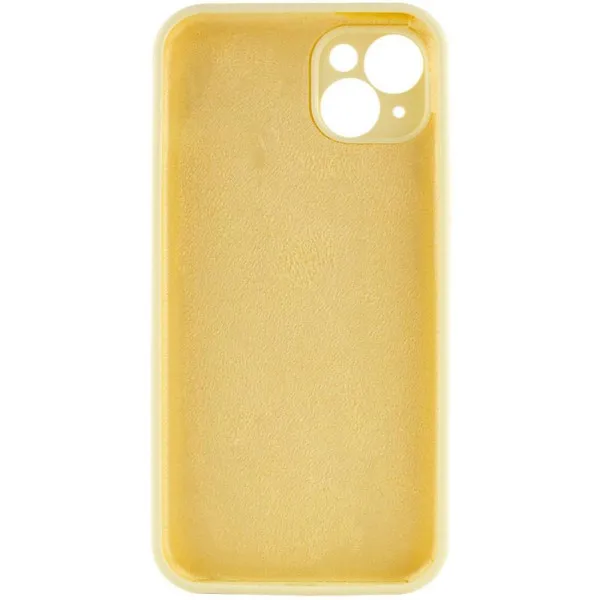 Чехол Silk Full Camera Protective (AA) NO LOGO для Apple iPhone 13 (6.1") — Желтый — фото 4 Чехол Silk Full Camera Protective (AA) NO LOGO для Apple iPhone 13 (6.1") — Желтый — фото 4
