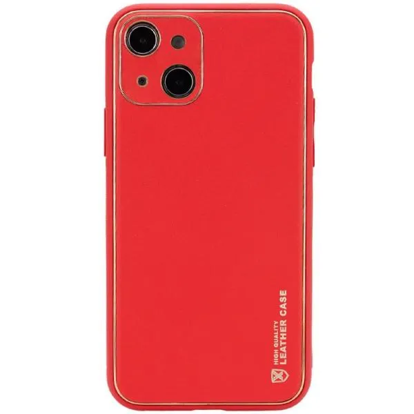 Шкіряний чохол Xshield для Apple iPhone 14 Plus (6.7") — Червоний — фото 1 Шкіряний чохол Xshield для Apple iPhone 14 Plus (6.7") — Червоний — фото 1