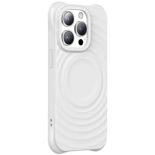 Чохол TPU Orbit with Magnetic Fit для Apple iPhone 14 Pro Max (6.7") — Білий — фото 1 Чохол TPU Orbit with Magnetic Fit для Apple iPhone 14 Pro Max (6.7") — Білий — фото 1