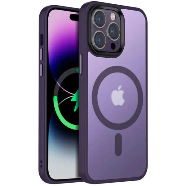 Чехол Ummi Colorful with Magnetic Fit для Apple iPhone 14 Pro Max (6.7") — Темно-Фиолетовый Чехол Ummi Colorful with Magnetic Fit для Apple iPhone 14 Pro Max (6.7") — Темно-Фиолетовый