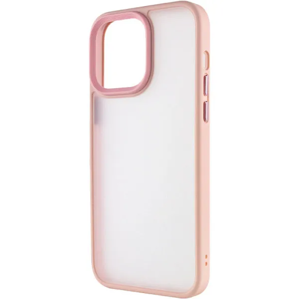 TPU+PC чохол Metal Buttons для Apple iPhone 14 Pro (6.1") — Рожевий — фото 3 TPU+PC чохол Metal Buttons для Apple iPhone 14 Pro (6.1") — Рожевий — фото 3