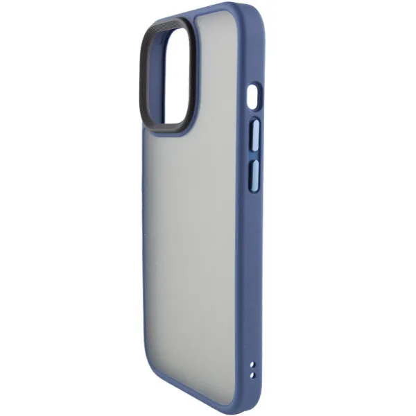 TPU+PC чохол Metal Buttons для Apple iPhone 14 Pro (6.1") — Синій — фото 4 TPU+PC чохол Metal Buttons для Apple iPhone 14 Pro (6.1") — Синій — фото 4