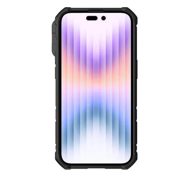 TPU+PC чохол Nillkin CamShield Armor Pro no logo (шторка на камеру) для Apple iPhone 14 Pro (6.1") — Чорний — фото 5 TPU+PC чохол Nillkin CamShield Armor Pro no logo (шторка на камеру) для Apple iPhone 14 Pro (6.1") — Чорний — фото 5