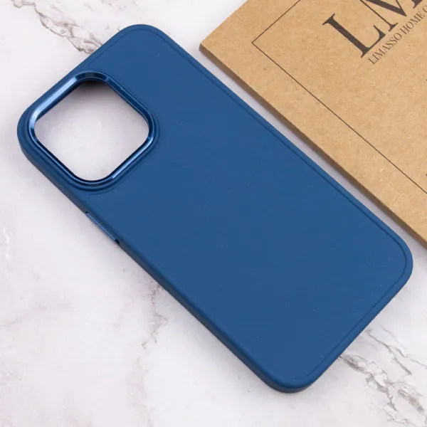 TPU чохол Bonbon Metal Style для Apple iPhone 14 Pro (6.1") — Синій — фото 4 TPU чохол Bonbon Metal Style для Apple iPhone 14 Pro (6.1") — Синій — фото 4