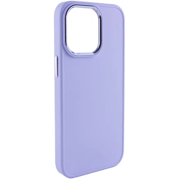 TPU чохол Bonbon Metal Style для Apple iPhone 14 Pro (6.1") — Бузковий — фото 1 TPU чохол Bonbon Metal Style для Apple iPhone 14 Pro (6.1") — Бузковий — фото 1