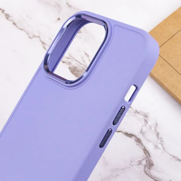 TPU чохол Bonbon Metal Style для Apple iPhone 14 Pro (6.1") — Бузковий — фото 5 TPU чохол Bonbon Metal Style для Apple iPhone 14 Pro (6.1") — Бузковий — фото 5