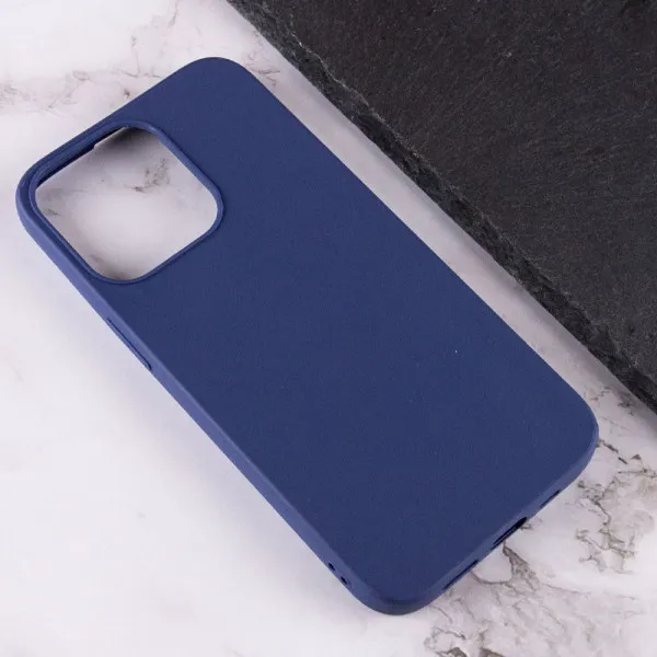 Силіконовий чохол Candy для Apple iPhone 14 Pro (6.1") — Синій — фото 3 Силіконовий чохол Candy для Apple iPhone 14 Pro (6.1") — Синій — фото 3