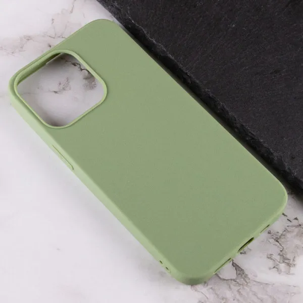 Силіконовий чохол Candy для Apple iPhone 14 Pro (6.1") — Фісташковий — фото 3 Силіконовий чохол Candy для Apple iPhone 14 Pro (6.1") — Фісташковий — фото 3
