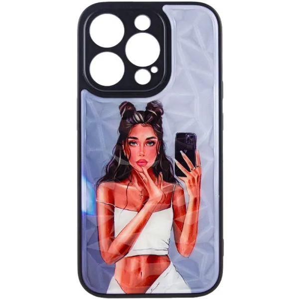 TPU+PC чехол Prisma Ladies для Apple iPhone 14 Pro (6.1") — Black in White — фото 1 TPU+PC чехол Prisma Ladies для Apple iPhone 14 Pro (6.1") — Black in White — фото 1