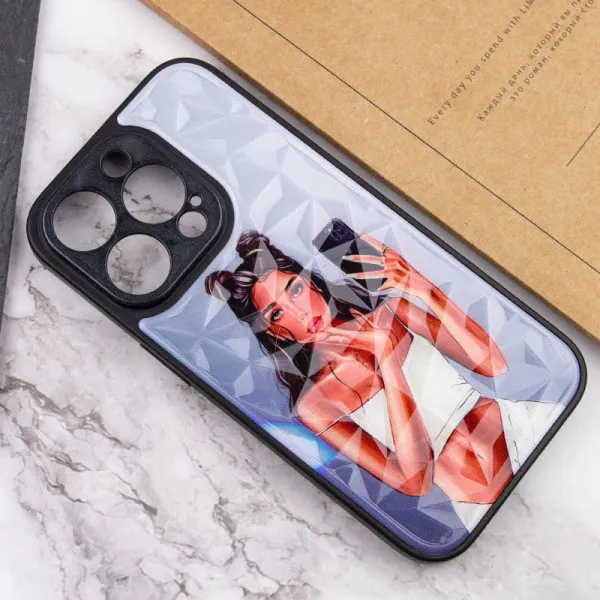 TPU+PC чехол Prisma Ladies для Apple iPhone 14 Pro (6.1") — Black in White — фото 4 TPU+PC чехол Prisma Ladies для Apple iPhone 14 Pro (6.1") — Black in White — фото 4
