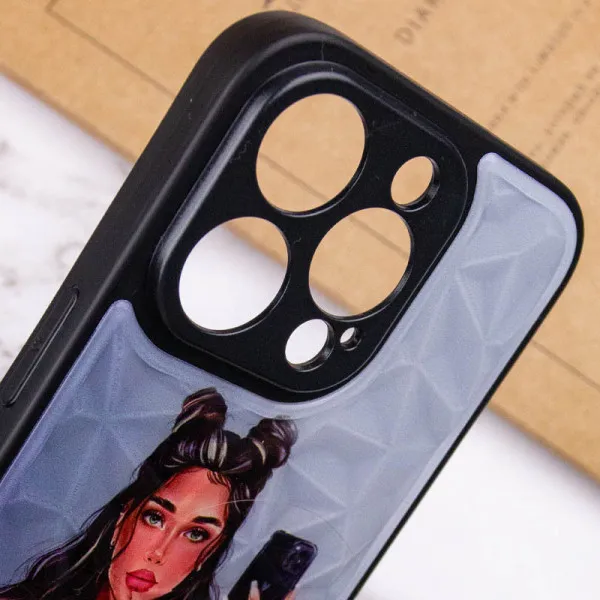 TPU+PC чехол Prisma Ladies для Apple iPhone 14 Pro (6.1") — Black in White — фото 5 TPU+PC чехол Prisma Ladies для Apple iPhone 14 Pro (6.1") — Black in White — фото 5