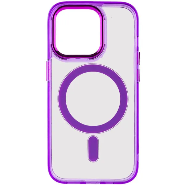 Чохол TPU Iris with Magnetic Fit для Apple iPhone 14 Pro (6.1") — Фіолетовий — фото 1 Чохол TPU Iris with Magnetic Fit для Apple iPhone 14 Pro (6.1") — Фіолетовий — фото 1