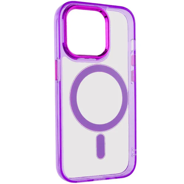Чохол TPU Iris with Magnetic Fit для Apple iPhone 14 Pro (6.1") — Фіолетовий — фото 2 Чохол TPU Iris with Magnetic Fit для Apple iPhone 14 Pro (6.1") — Фіолетовий — фото 2