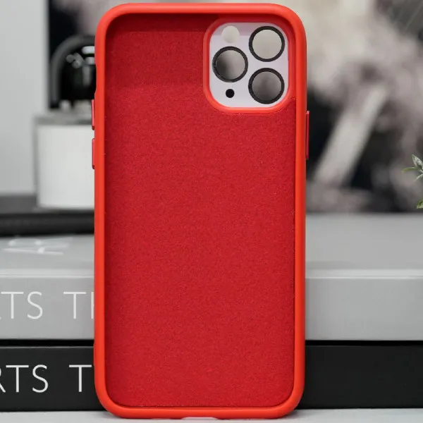 Чохол TPU+Glass Sapphire Midnight with Magnetic Fit для Apple iPhone 14 Pro (6.1") — Червоний — фото 3