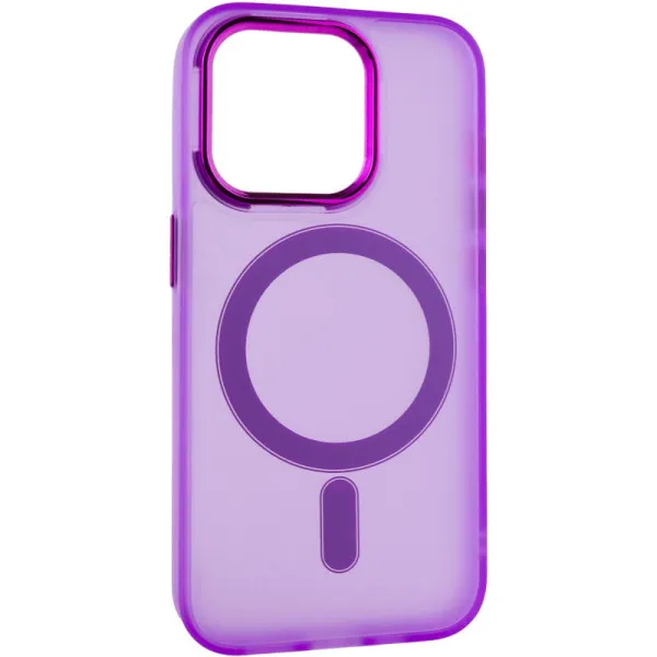 Чохол TPU+PC Lily with Magnetic Fit для Apple iPhone 14 Pro (6.1") — Фіолетовий — фото 2 Чохол TPU+PC Lily with Magnetic Fit для Apple iPhone 14 Pro (6.1") — Фіолетовий — фото 2