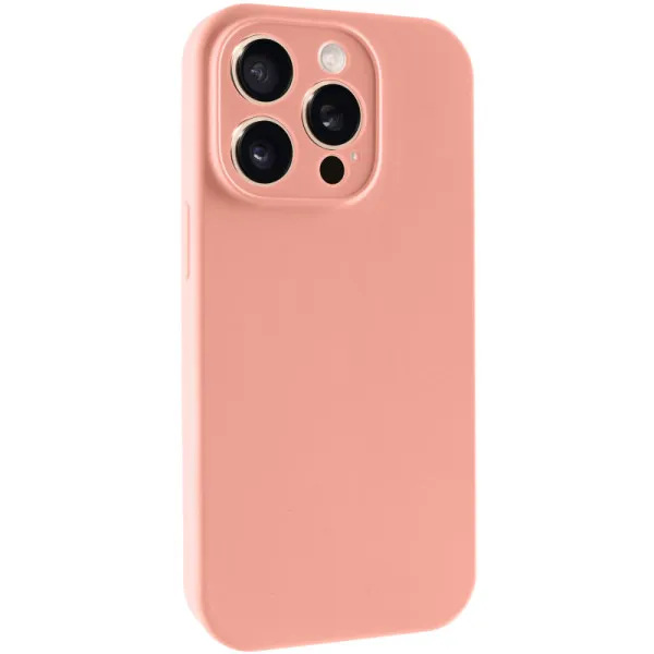 Чехол Silk Full Camera Protective (AA) NO LOGO для Apple iPhone 14 Pro (6.1") — Персиковый Чехол Silk Full Camera Protective (AA) NO LOGO для Apple iPhone 14 Pro (6.1") — Персиковый