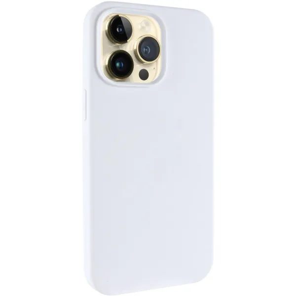 Чохол Silk Full Protective (AA) NO LOGO для Apple iPhone 14 Pro (6.1") — Білий — фото 1 Чохол Silk Full Protective (AA) NO LOGO для Apple iPhone 14 Pro (6.1") — Білий — фото 1
