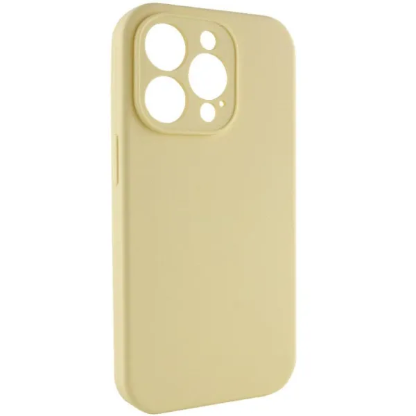 Чохол Silk Full Camera Protective (AA) NO LOGO для Apple iPhone 14 Pro (6.1") — Жовтий — фото 3 Чохол Silk Full Camera Protective (AA) NO LOGO для Apple iPhone 14 Pro (6.1") — Жовтий — фото 3