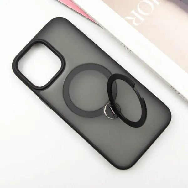 Чехол Ummi Colorful with Magnetic Fit HQ Ring для Apple iPhone 14 Pro (6.1") — Черный — фото 3 Чехол Ummi Colorful with Magnetic Fit HQ Ring для Apple iPhone 14 Pro (6.1") — Черный — фото 3