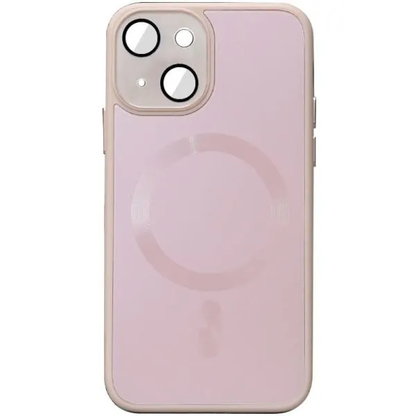 Чехол TPU+Glass Sapphire Midnight with Magnetic Fit для Apple iPhone 14 (6.1") — Розовый — фото 1 Чехол TPU+Glass Sapphire Midnight with Magnetic Fit для Apple iPhone 14 (6.1") — Розовый — фото 1