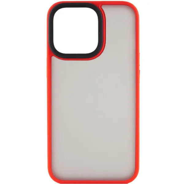 TPU+PC чехол Metal Buttons для Apple iPhone 14 / 13 (6.1") — Красный — фото 1 TPU+PC чехол Metal Buttons для Apple iPhone 14 / 13 (6.1") — Красный — фото 1
