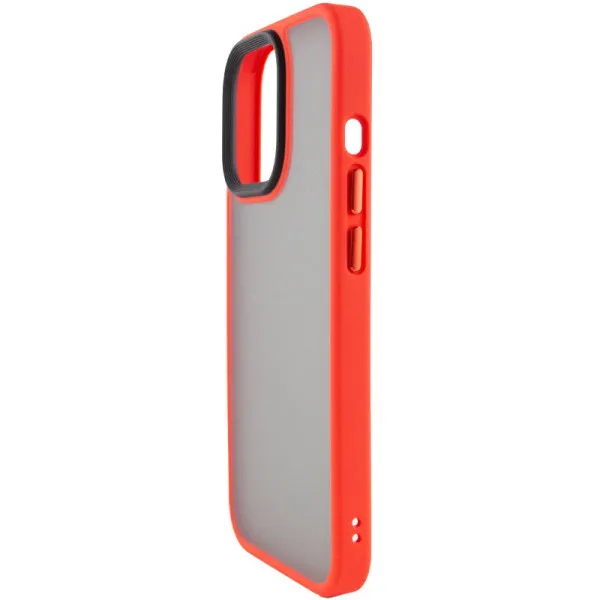 TPU+PC чехол Metal Buttons для Apple iPhone 14 / 13 (6.1") — Красный — фото 2 TPU+PC чехол Metal Buttons для Apple iPhone 14 / 13 (6.1") — Красный — фото 2