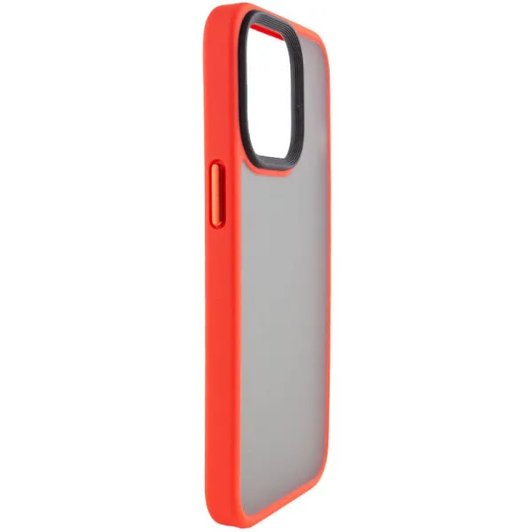 TPU+PC чехол Metal Buttons для Apple iPhone 14 / 13 (6.1") — Красный — фото 3 TPU+PC чехол Metal Buttons для Apple iPhone 14 / 13 (6.1") — Красный — фото 3