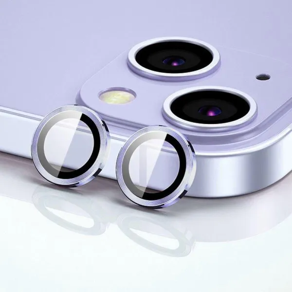Защитное стекло Metal Classic на камеру (в упак.) для Apple iPhone 14 (6.1") / 14 Plus (6.7") — Голубой — фото 5 Защитное стекло Metal Classic на камеру (в упак.) для Apple iPhone 14 (6.1") / 14 Plus (6.7") — Голубой — фото 5