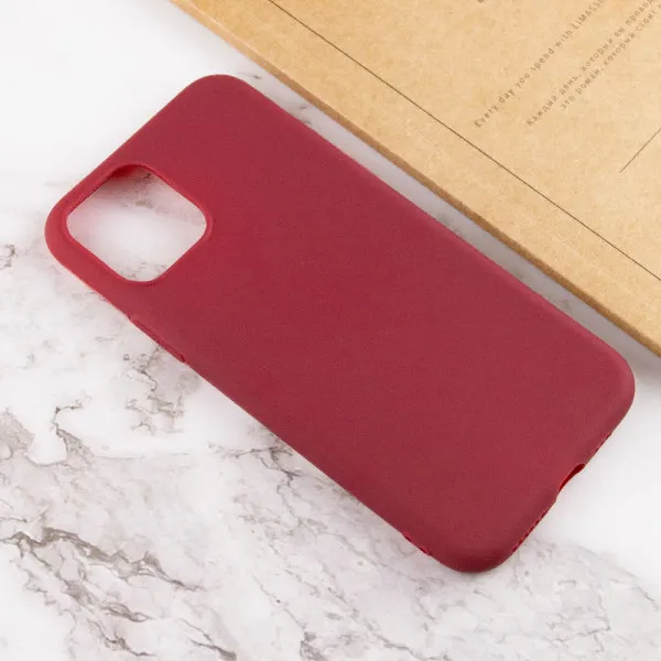 Силіконовий чохол Candy для Apple iPhone 14 (6.1") — Бордовий — фото 4 Силіконовий чохол Candy для Apple iPhone 14 (6.1") — Бордовий — фото 4