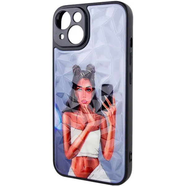 TPU+PC чехол Prisma Ladies для Apple iPhone 14 (6.1") — Black in White — фото 3 TPU+PC чехол Prisma Ladies для Apple iPhone 14 (6.1") — Black in White — фото 3