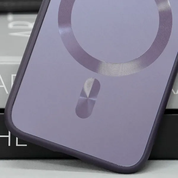 Чохол TPU+Glass Sapphire Midnight with Magnetic Fit для Apple iPhone 14 (6.1") — Фіолетовий — фото 3 Чохол TPU+Glass Sapphire Midnight with Magnetic Fit для Apple iPhone 14 (6.1") — Фіолетовий — фото 3