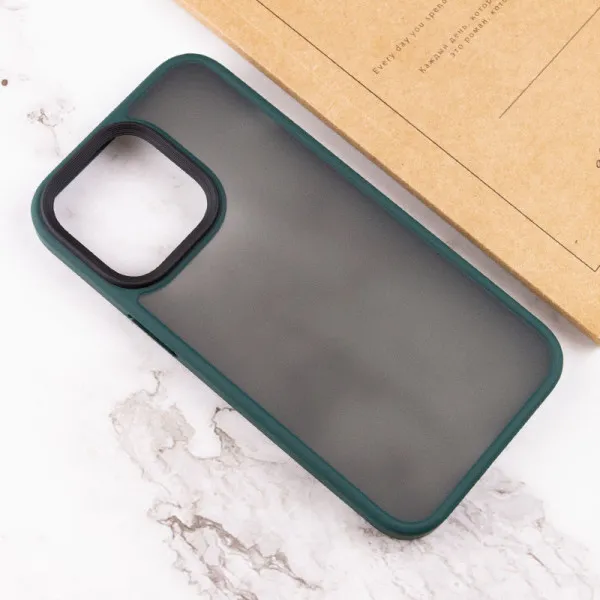 TPU+PC чохол Metal Buttons для Apple iPhone 14 / 13 (6.1") — Зелений — фото 4 TPU+PC чохол Metal Buttons для Apple iPhone 14 / 13 (6.1") — Зелений — фото 4