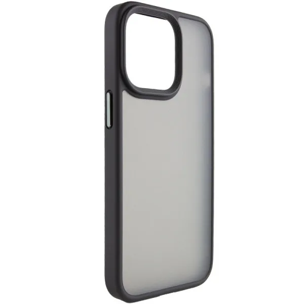 TPU+PC чохол Metal Buttons для Apple iPhone 14 / 13 (6.1") — Чорний — фото 2 TPU+PC чохол Metal Buttons для Apple iPhone 14 / 13 (6.1") — Чорний — фото 2