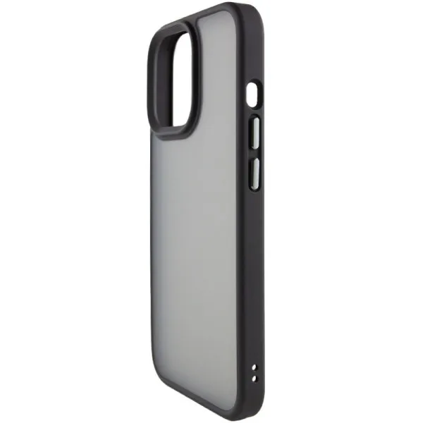 TPU+PC чохол Metal Buttons для Apple iPhone 14 / 13 (6.1") — Чорний — фото 3 TPU+PC чохол Metal Buttons для Apple iPhone 14 / 13 (6.1") — Чорний — фото 3